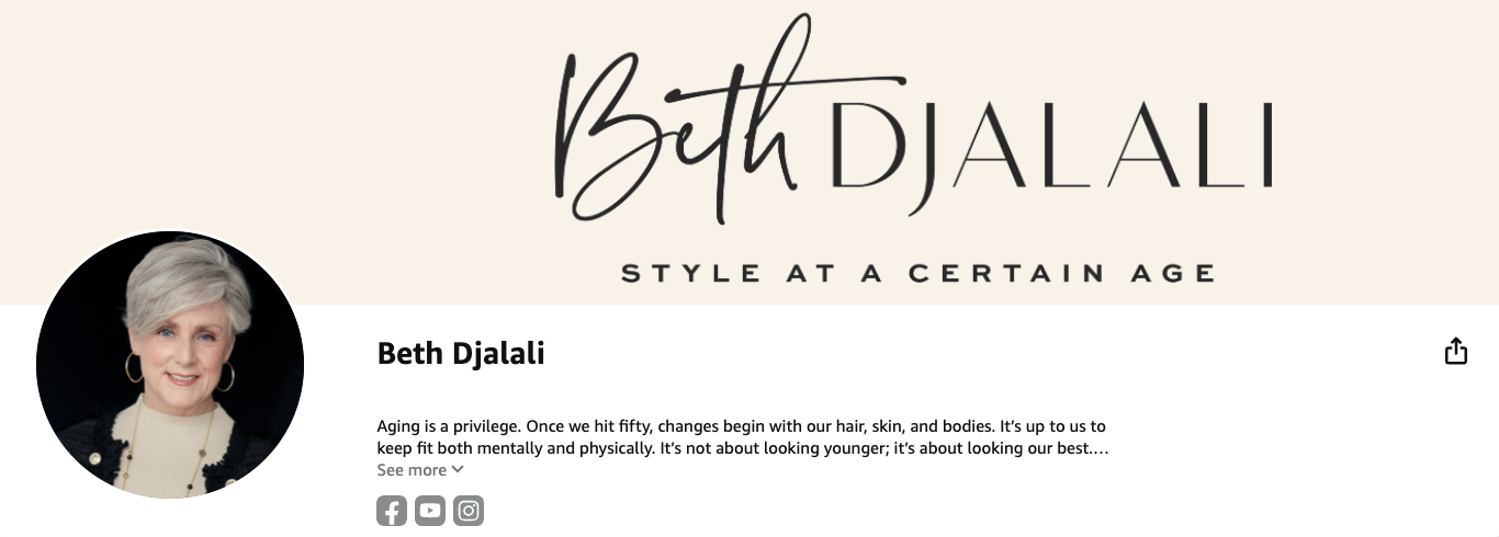 Beth Amazon storefront